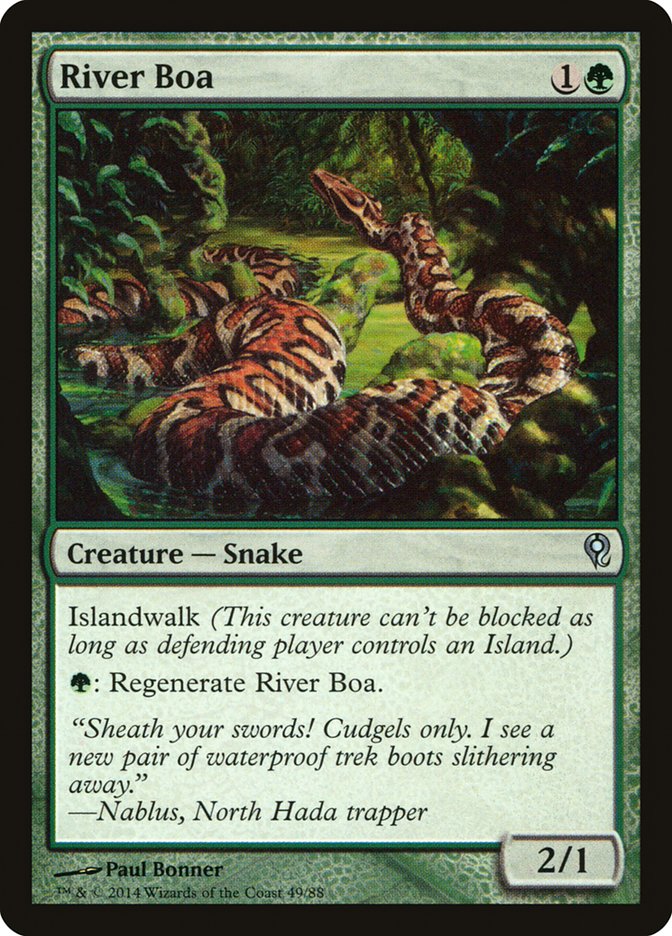 River Boa [Duel Decks: Jace vs. Vraska] - Destination Retro