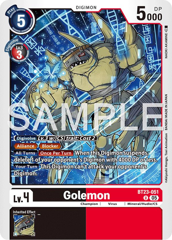 Golemon [BT23-051] [Hackers' Slumber] - Destination Retro