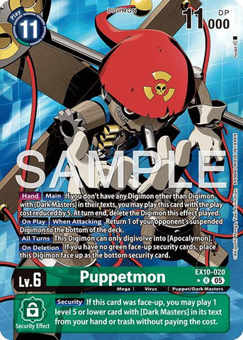 Puppetmon [EX10-020] (Alternate Art) [Sinister Order] - Destination Retro