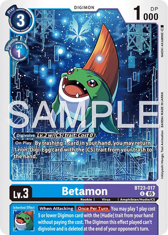 Betamon [BT23-017] [Hackers' Slumber] - Destination Retro
