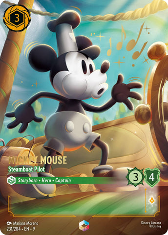 Mickey Mouse - Steamboat Pilot (Enchanted) (231/204) [Fabled] - Destination Retro