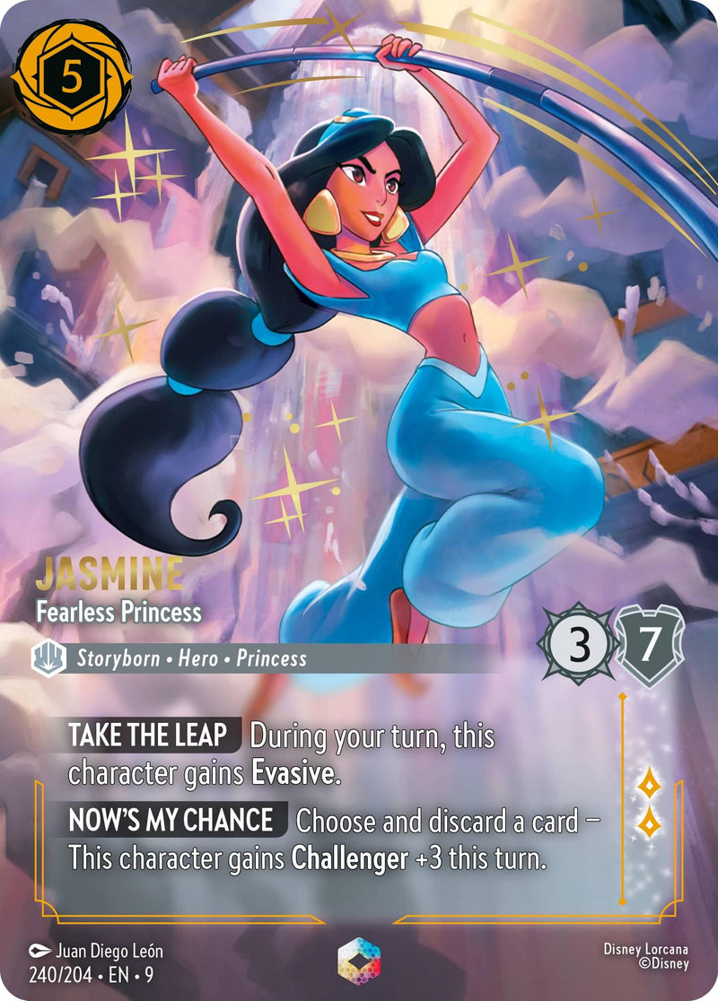 Jasmine - Fearless Princess (Enchanted) (240/204) [Fabled] - Destination Retro
