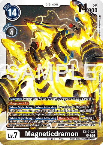 Magneticdramon [EX10-036] [Sinister Order] - Destination Retro