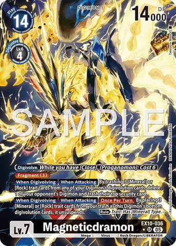Magneticdramon [EX10-036] (Alternate Art) [Sinister Order] - Destination Retro