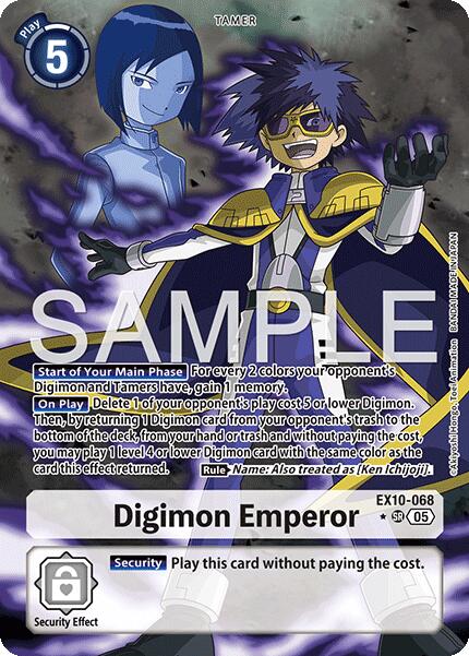 Digimon Emperor [EX10-068] (Alternate Art) [Sinister Order] - Destination Retro