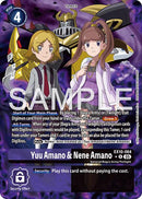 Yuu Amano & Nene Amano [EX10-064] (Alternate Art) [Sinister Order] - Destination Retro