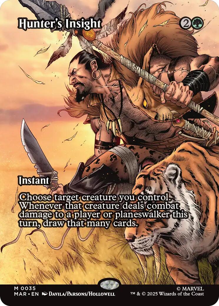Hunter's Insight (Borderless) [Marvel Universe: Eternal-Legal] - Destination Retro