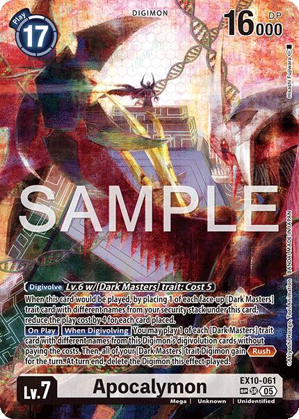 Apocalymon [EX10-061] (SP) [Sinister Order] - Destination Retro