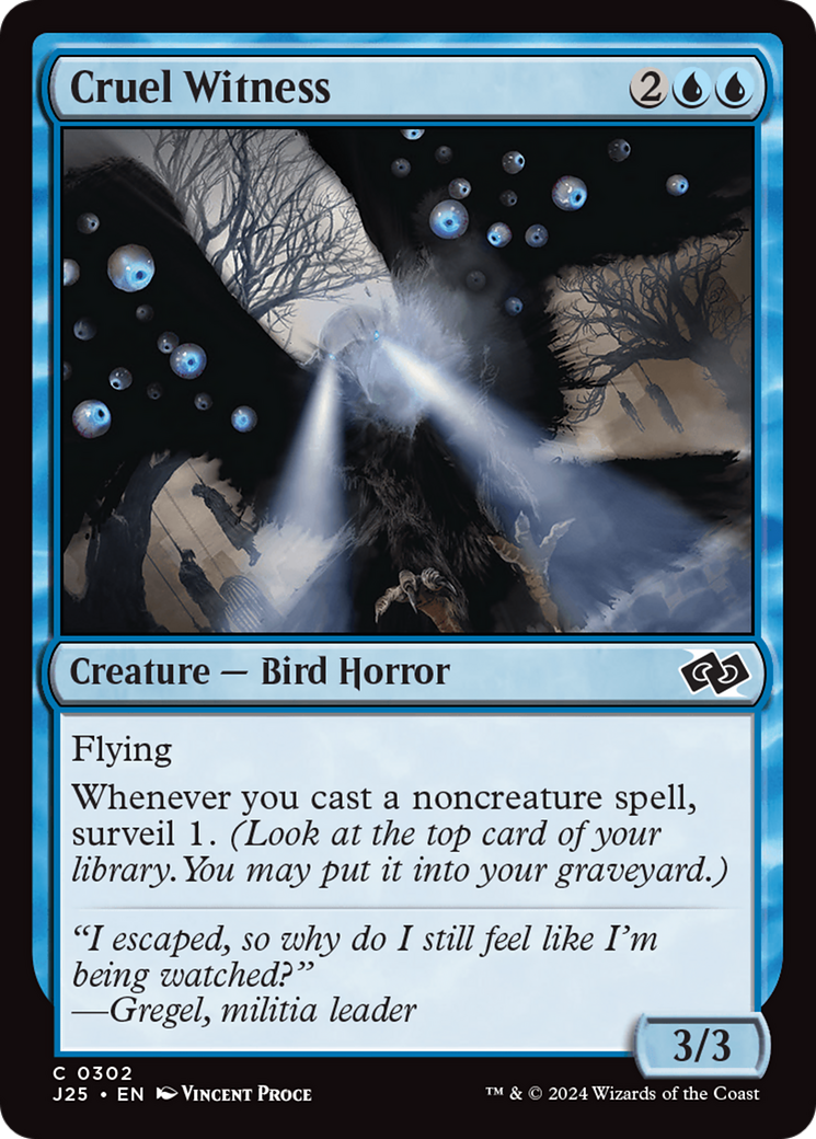 Cruel Witness [Foundations Jumpstart] - Destination Retro