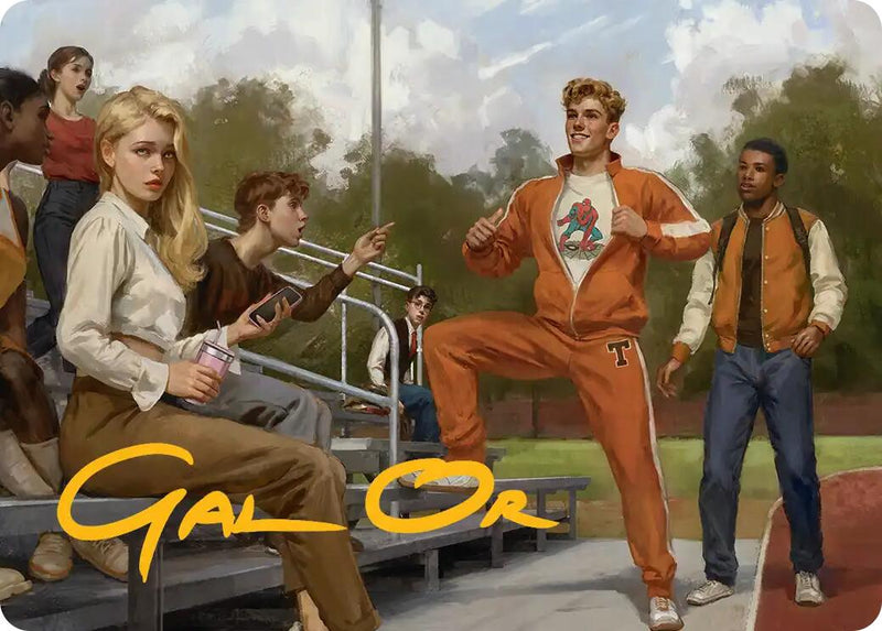 Flash Thompson, Spider-Fan Art Card (Gold-Stamped Signature) [Marvel's Spider-Man Art Series] - Destination Retro
