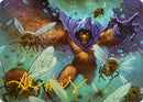 Swarm, Being of Bees Art Card (Gold-Stamped Signature) [Marvel's Spider-Man Art Series] - Destination Retro