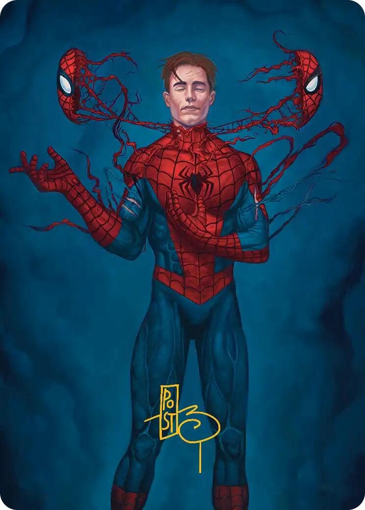 Secret Identity Art Card (Gold-Stamped Signature) [Marvel's Spider-Man Art Series] - Destination Retro