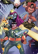 Behold the Sinister Six! Art Card (45/54) (Gold-Stamped Planeswalker Symbol) [Marvel's Spider-Man Art Series] - Destination Retro
