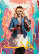 Gwen Stacy Art Card (Gold-Stamped Signature) (13/54) [Marvel's Spider-Man Art Series] - Destination Retro