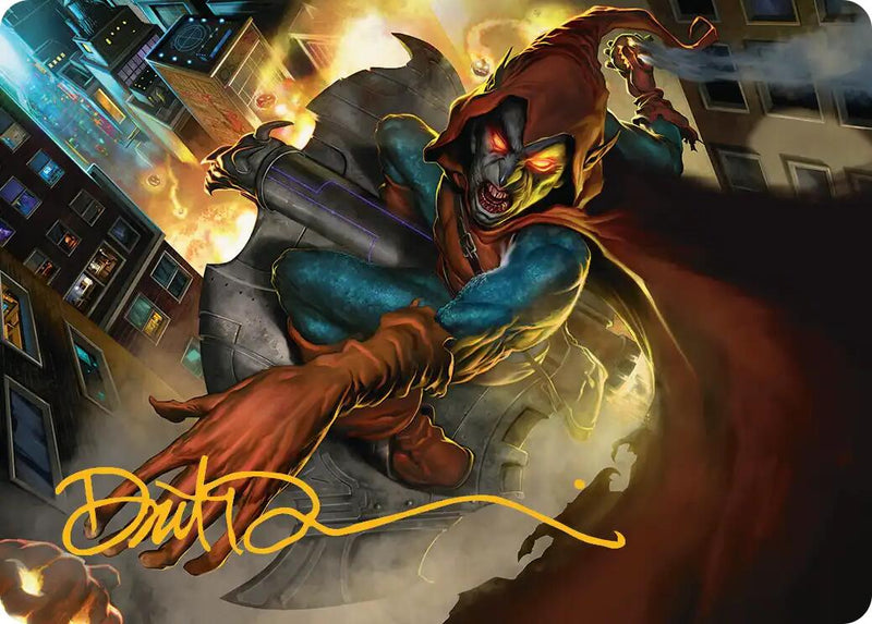 Hobgoblin, Mantled Marauder Art Card (Gold-Stamped Signature) [Marvel's Spider-Man Art Series] - Destination Retro