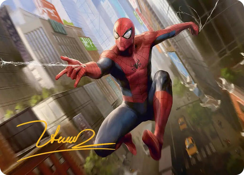 Amazing Spider-Man Art Card (24/54) (Gold-Stamped Signature) [Marvel's Spider-Man Art Series] - Destination Retro