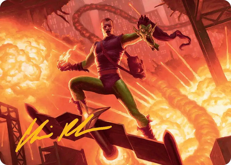 Green Goblin, Revenant Art Card (Gold-Stamped Signature) [Marvel's Spider-Man Art Series] - Destination Retro