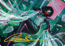 Silk, Web Weaver Art Card (29/54) (Gold-Stamped Signature) [Marvel's Spider-Man Art Series] - Destination Retro