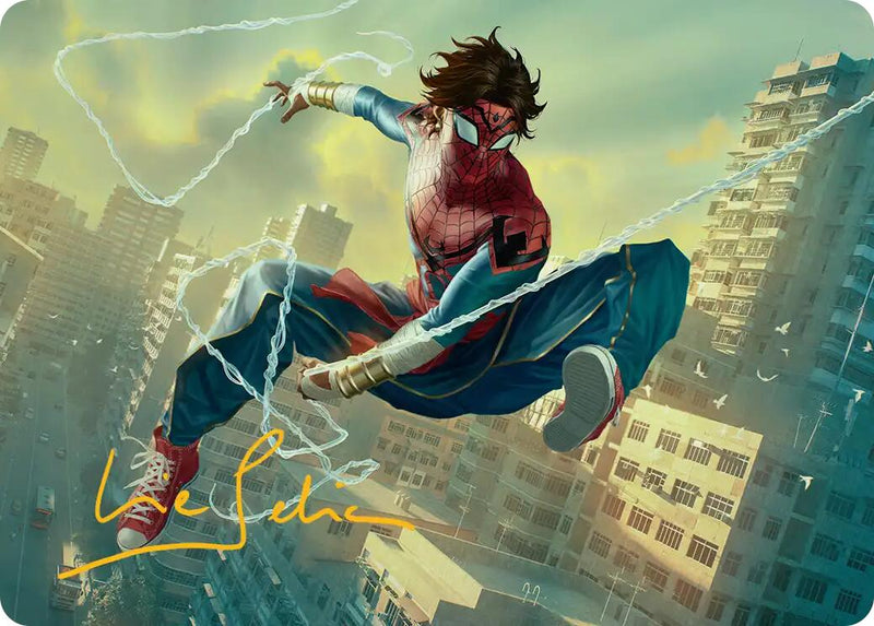Spider-Man India Art Card (Gold-Stamped Signature) [Marvel's Spider-Man Art Series] - Destination Retro