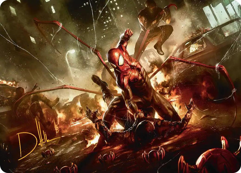 Superior Spider-Man Art Card (Gold-Stamped Signature) [Marvel's Spider-Man Art Series] - Destination Retro