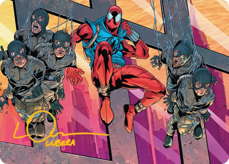 Scarlet Spider, Ben Reilly Art Card (Gold-Stamped Signature) [Marvel's Spider-Man Art Series] - Destination Retro