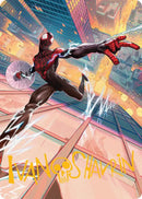 Ultimate Spider-Man Art Card (Gold-Stamped Signature) [Marvel's Spider-Man Art Series] - Destination Retro