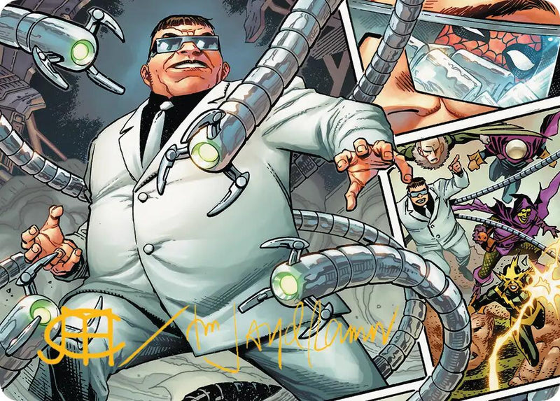 Doctor Octopus, Master Planner Art Card (48/54) (Gold-Stamped Signature) [Marvel's Spider-Man Art Series] - Destination Retro