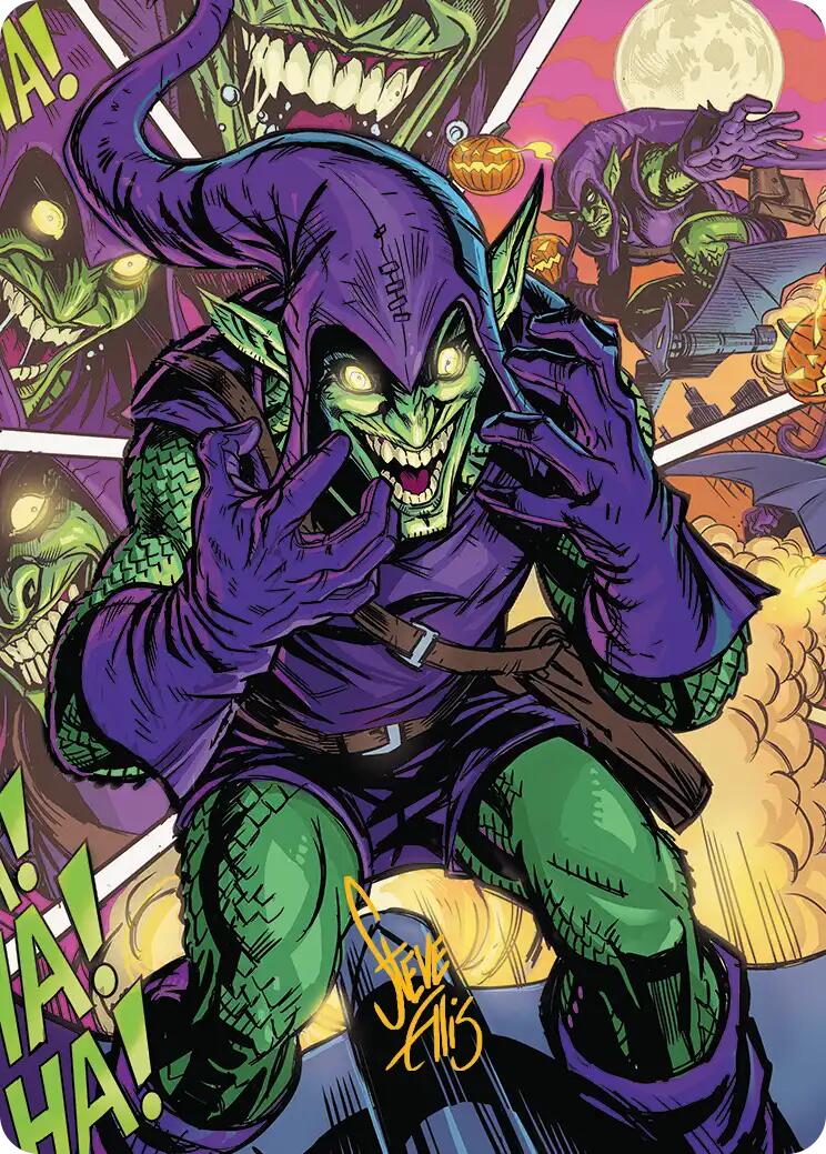 Green Goblin Art Card (49/54) (Gold-Stamped Signature) [Marvel's Spider-Man Art Series] - Destination Retro