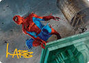 Spiders-Man, Heroic Horde Art Card (Gold-Stamped Signature) [Marvel's Spider-Man Art Series] - Destination Retro
