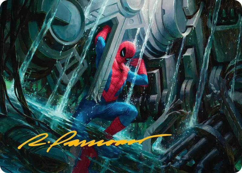 Strength of Will Art Card (Gold-Stamped Signature) [Marvel's Spider-Man Art Series] - Destination Retro