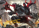 Terrific Team-Up Art Card (Gold-Stamped Signature) [Marvel's Spider-Man Art Series] - Destination Retro