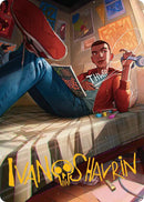 Miles Morales Art Card (Gold-Stamped Signature) [Marvel's Spider-Man Art Series] - Destination Retro