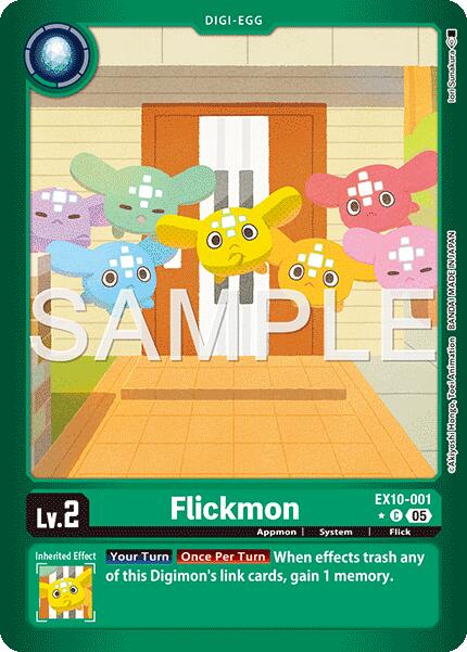 Flickmon [EX10-001] (Limited Foil) [Sinister Order] - Destination Retro