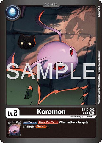 Koromon [EX10-002] (Limited Foil) [Sinister Order] - Destination Retro