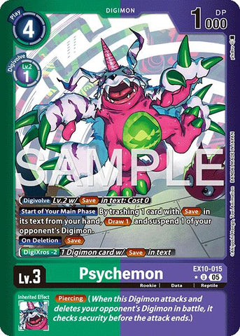 Psychemon [EX10-015] (Limited Foil) [Sinister Order] - Destination Retro