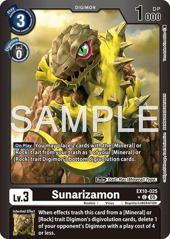 Sunarizamon [EX10-025] (Limited Foil) [Sinister Order] - Destination Retro