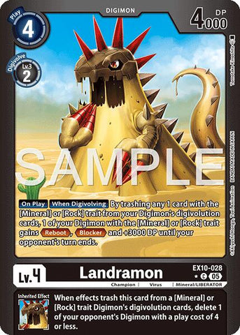 Landramon [EX10-028] (Limited Foil) [Sinister Order] - Destination Retro