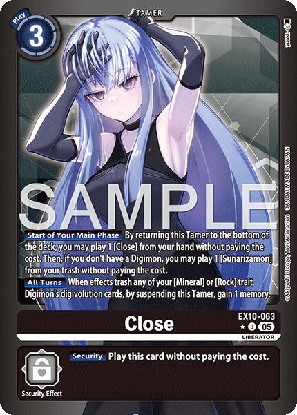 Close [EX10-063] (Limited Foil) [Sinister Order] - Destination Retro