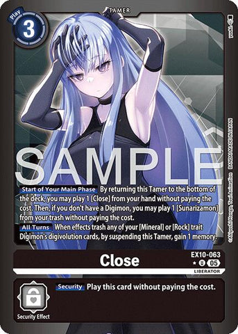 Close [EX10-063] (Limited Foil) [Sinister Order] - Destination Retro
