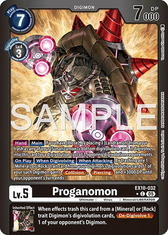 Proganomon [EX10-032] (Limited Foil) [Sinister Order] - Destination Retro