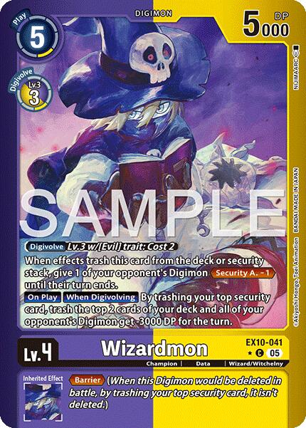 Wizardmon [EX10-041] (Limited Foil) [Sinister Order] - Destination Retro