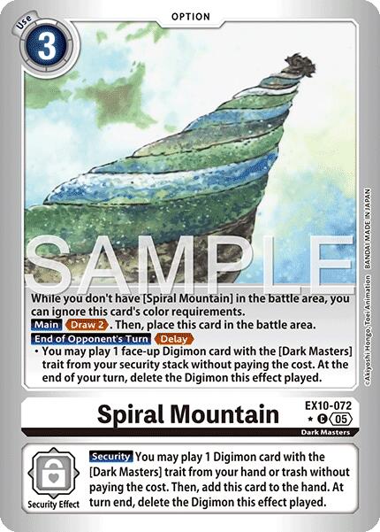 Spiral Mountain [EX10-072] (Limited Foil) [Sinister Order] - Destination Retro