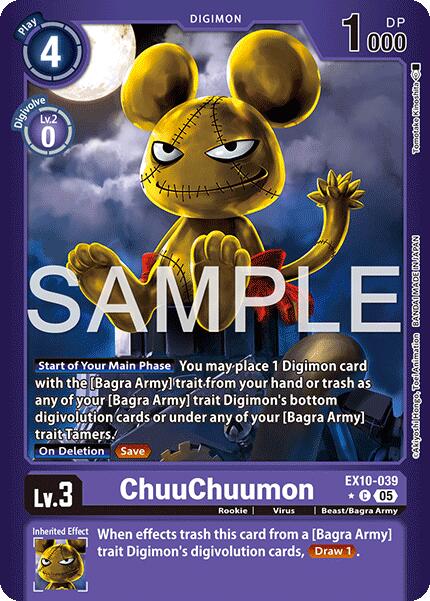 ChuuChuumon [EX10-039] (Limited Foil) [Sinister Order] - Destination Retro