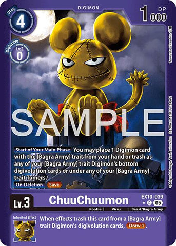 ChuuChuumon [EX10-039] (Limited Foil) [Sinister Order] - Destination Retro