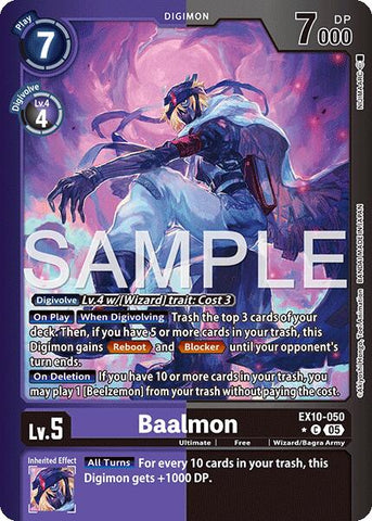 Baalmon [EX10-050] (Limited Foil) [Sinister Order] - Destination Retro