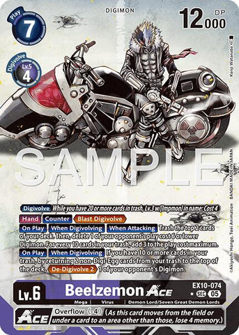 Beelzemon ACE [EX10-074] (Alternate Art) [Sinister Order] - Destination Retro