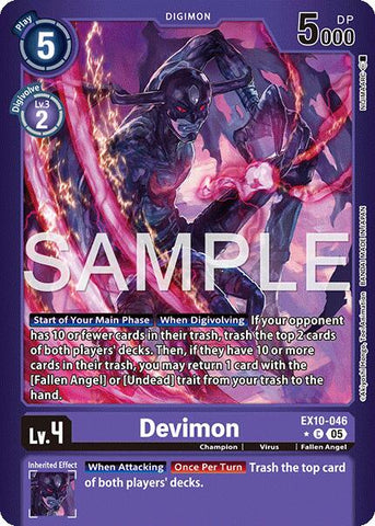 Devimon [EX10-046] (Limited Foil) [Sinister Order] - Destination Retro