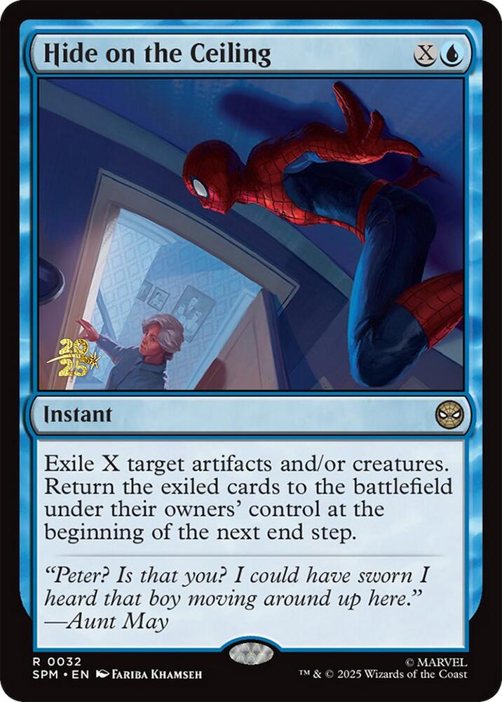 Hide on the Ceiling [Marvel's Spider-Man Prerelease Promos] - Destination Retro