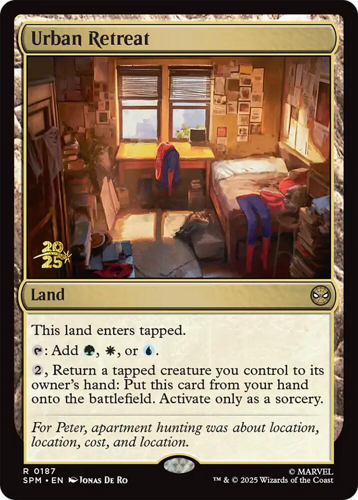 Urban Retreat [Marvel's Spider-Man Prerelease Promos] - Destination Retro