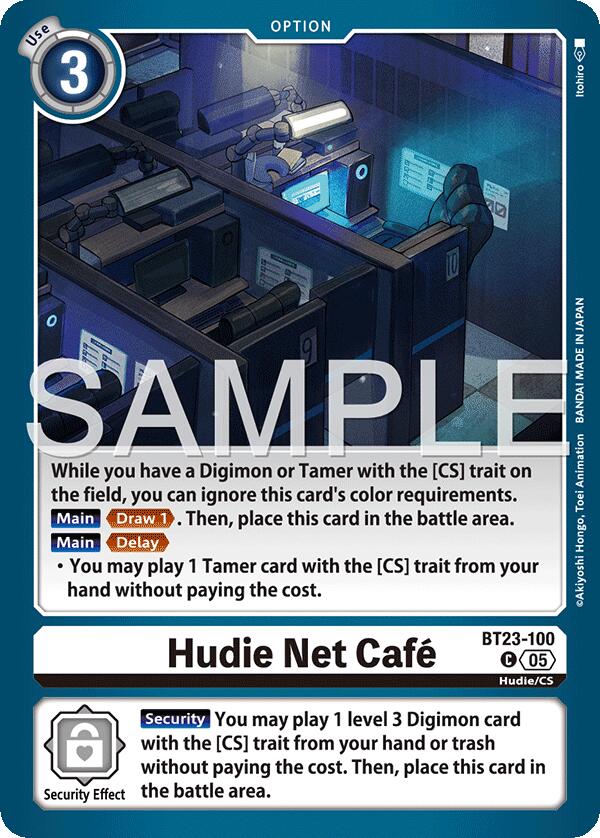 Hudie Net Cafe [BT23-100] [Hackers' Slumber] - Destination Retro